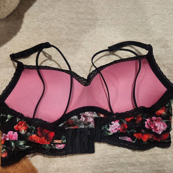 PINK lace Push Up Bra - Picture 2 of 4